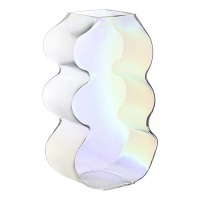 Ваза wavy, 25 см, перламутр (77524)