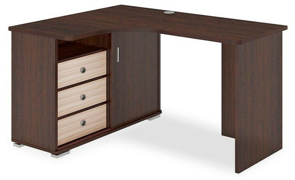 Фото Стол письменный Домино СР-145С MER_SR-145S-VKV-LEV-NOVYJ - интернет-магазин МегаТерем в Москве