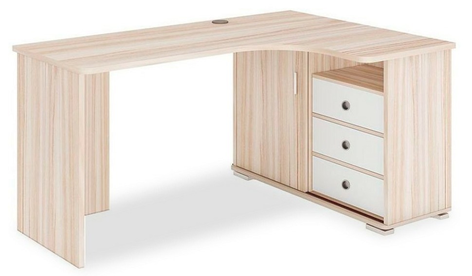 Фото Стол письменный Домино СР-165С MER_SR-165S-KBEK-PRAV-NOVYJ - интернет-магазин МегаТерем в Москве