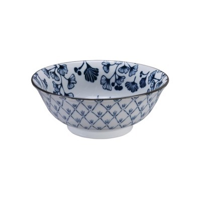 Чаша 16707, 20 см, фарфор, white, blue, TOKYO DESIGN