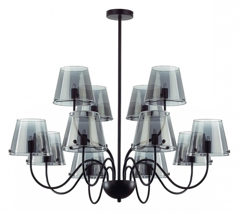 Фото Люстра на штанге Lumion Smoky 6570/12C LMN_6570_12C - интернет-магазин МегаТерем в Москве
