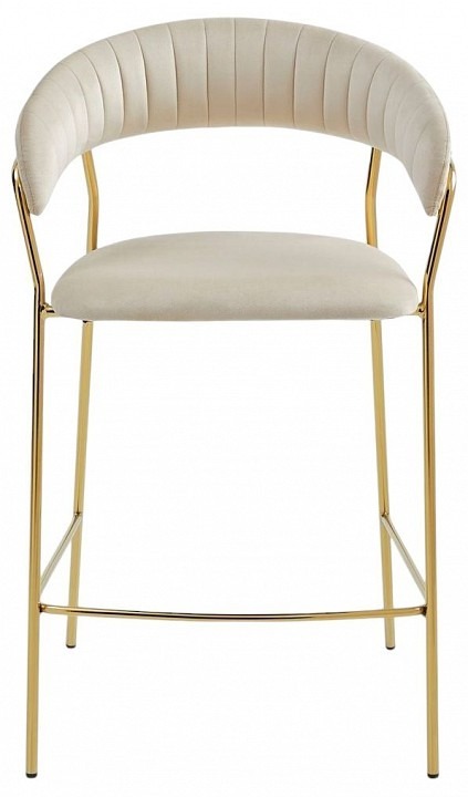 Фото Стул барный Whispered Fusion Bar бежевый, золотой HSBI_BC114_beige - интернет-магазин МегаТерем в Москве