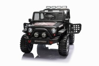 Детский электромобиль джип XMX с полным приводом (черный, EVA, 12V) (XMX618-4WD-BLACK)