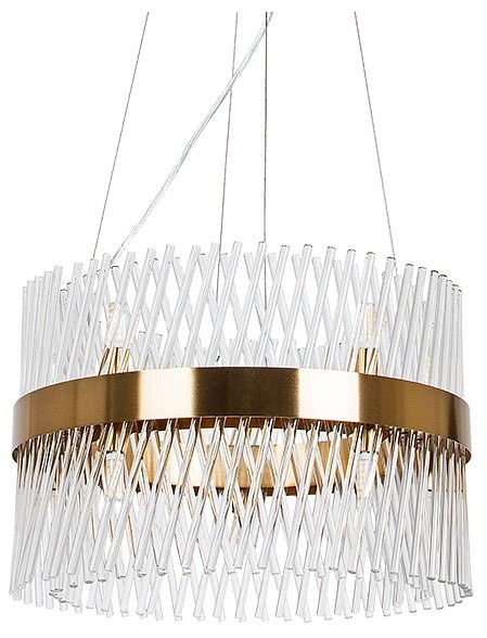 Фото Подвесная люстра Arte Lamp ACAPULCO A1073LM-10PB AR_A1073LM-10PB - интернет-магазин МегаТерем в Москве