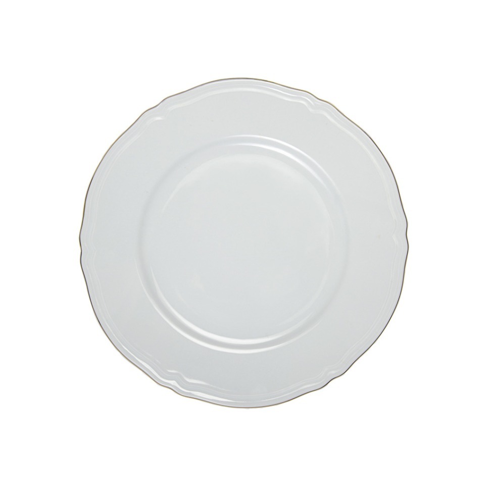 Тарелка LANT007BI003265СНЯТО, 26,5 см, фарфор, white, gold, LE COQ Фото Тарелка LANT007BI003265СНЯТО, 26,5 см, фарфор, white, gold, LE COQ - интернет-магазин МегаТерем в Москве