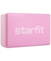 Блок для йоги Starfit YB-200 EVA, розовый пастель (2113197)