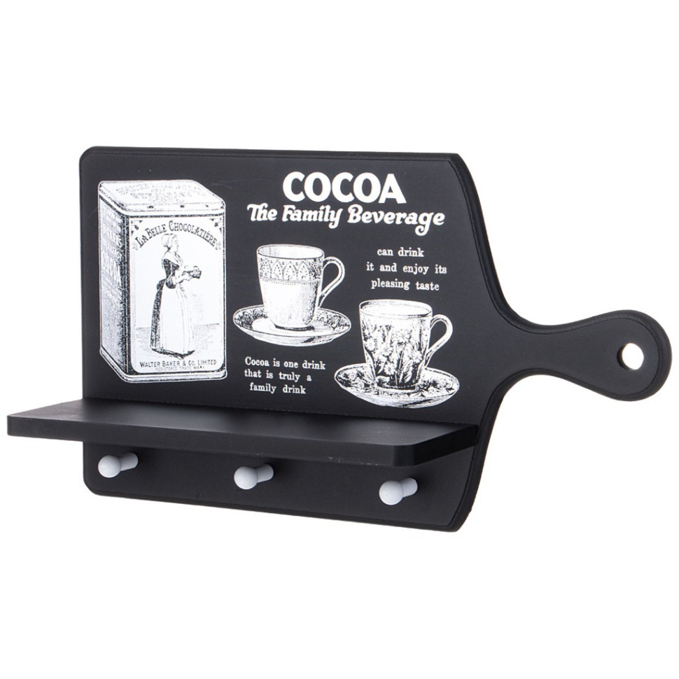 Фото Вешалка для кухни с крючками 40*22,5*10 см Lefard (129-503) - интернет-магазин МегаТерем в Москве