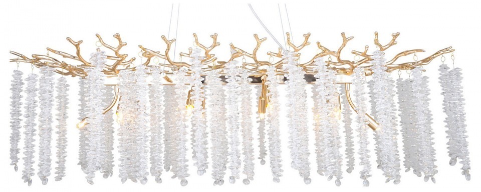 Фото Подвесная люстра Freya Mineral FR1010PL-10G1 MY_FR1010PL-10G1 - интернет-магазин МегаТерем в Москве