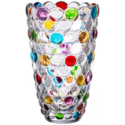 Ваза bubbles colored 15,2х1...