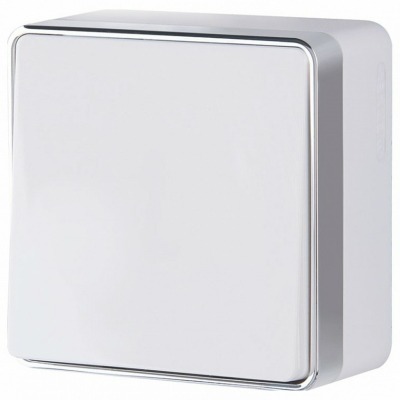 Выключатель проходной одноклавишный Werkel Gallant (белая) W5010001 WRK_a051588