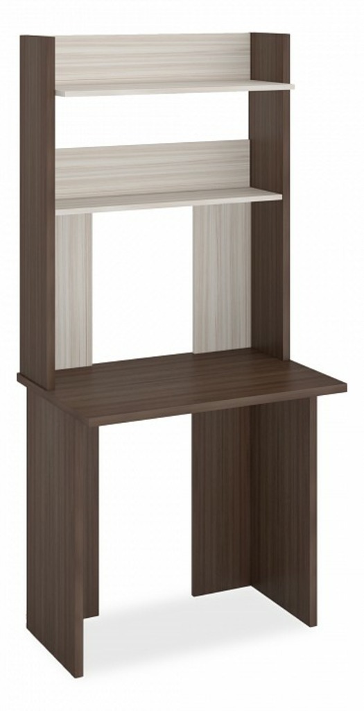 Фото Стол компьютерный Домино Лайт СКЛ-Прям80+НКЛХ80 MER_SKL-Pryam80-NKLH_80_SHK - интернет-магазин МегаТерем в Москве