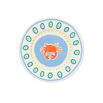 Тарелка DEP221-CRB(DEP221-05924D), 22,1 см, керамика, Сrab, Costa Nova