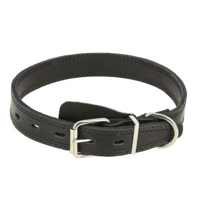Ошейник кожаный двойной Кас...