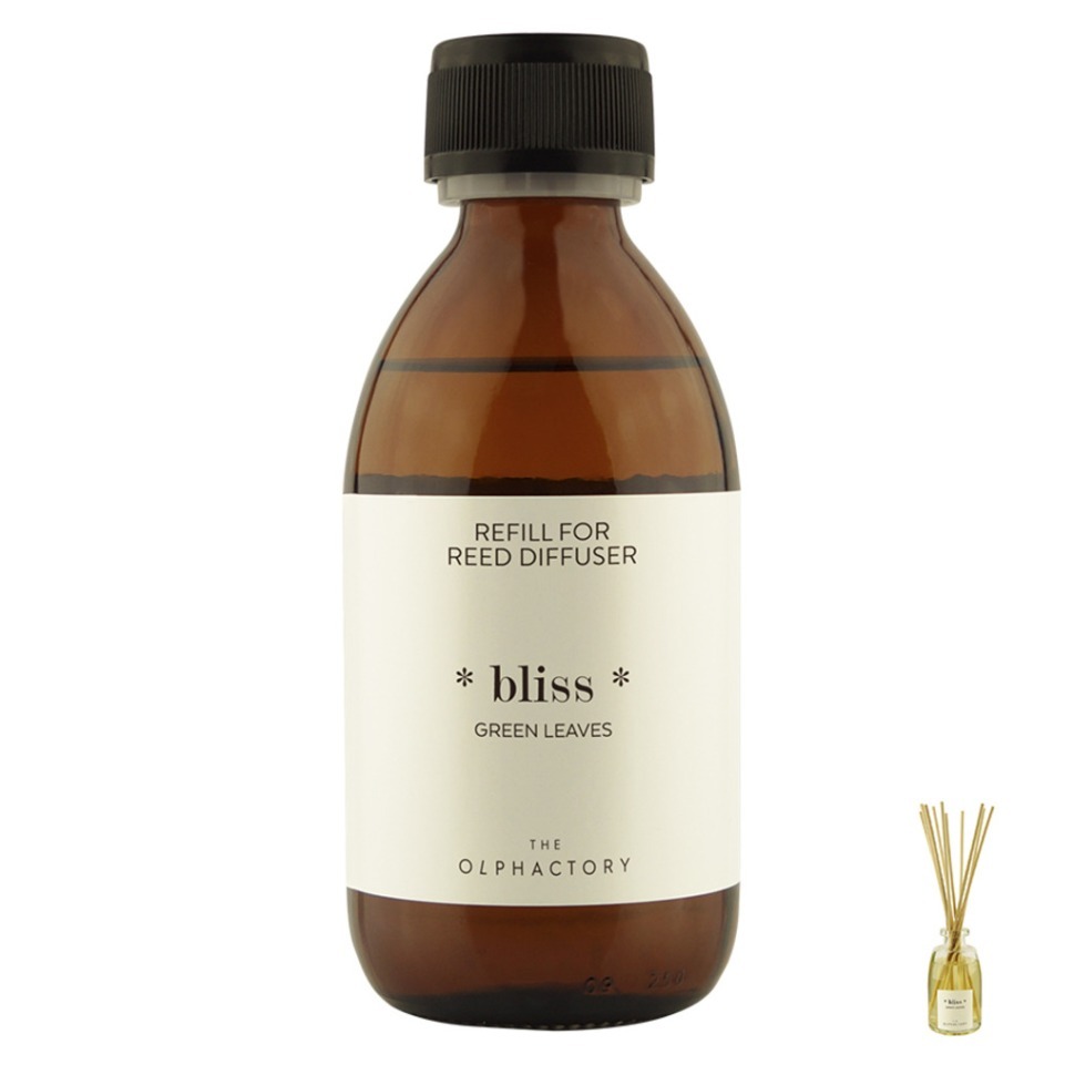Фото Наполнитель для диффузора the olphactory, bliss, green leaves, 250 мл (75474) - интернет-магазин МегаТерем в Москве