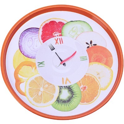 Поднос жестяной ЧАСЫ 29,7см...