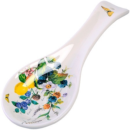 Фото Подставка для ложки Лесные ягоды с лимонами LORAINE (60139) - интернет-магазин МегаТерем в Москве