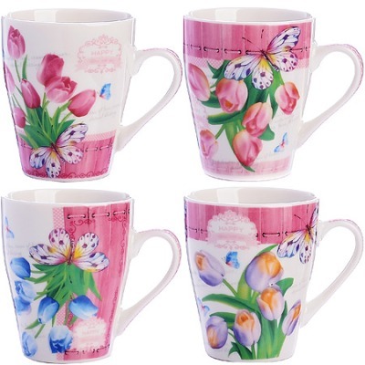 Кружка 340 мл Тюльпаны от 4...