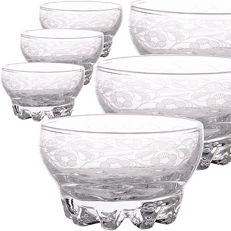 Фото Набор из 6-ти салатников ФЛЕР (MS258-07) - интернет-магазин МегаТерем в Москве