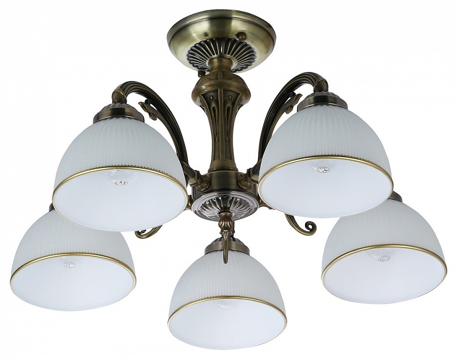 Фото Люстра на штанге Escada Ballad 2134/5P Bronze ESC_2134_5P_Bronze - интернет-магазин МегаТерем в Москве