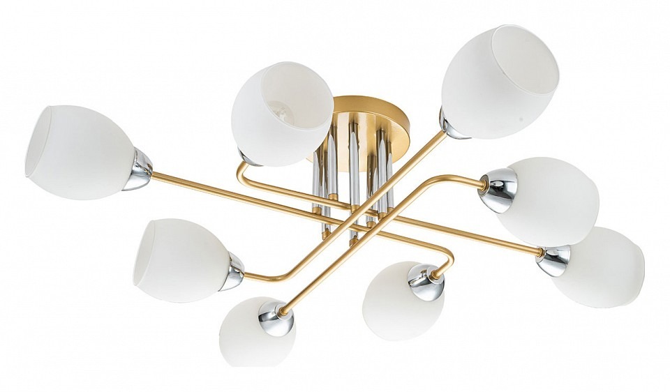 Фото Люстра на штанге Escada Hope 1132/8P Gold ESC_1132_8P_Gold - интернет-магазин МегаТерем в Москве