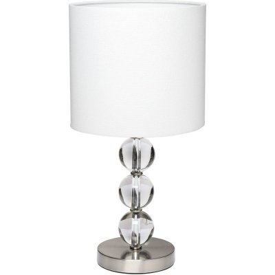 Лампа настольная плафон бел...