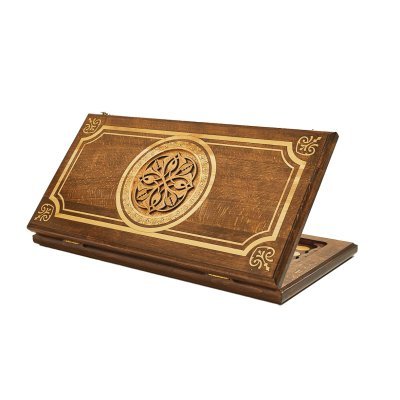 Нарды резные Золотой Узор 5...