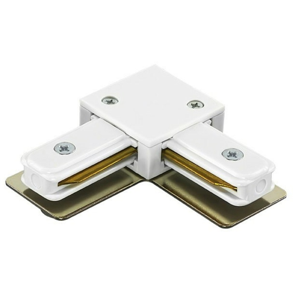 Фото Соединитель с токопроводом угловой L-образный для треков Lightstar Barra 502126 LS_502126 - интернет-магазин МегаТерем в Москве