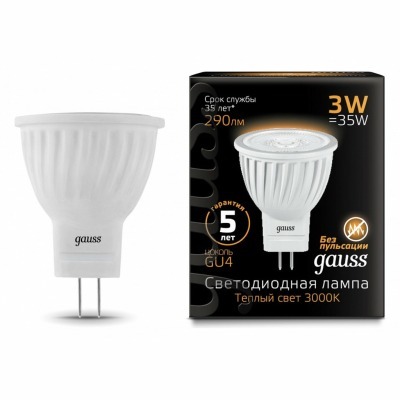 Лампа светодиодная Gauss  G...