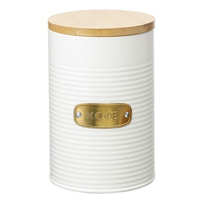 Банка для хранения кофе irmel, 1,3 л, молочная (78374)