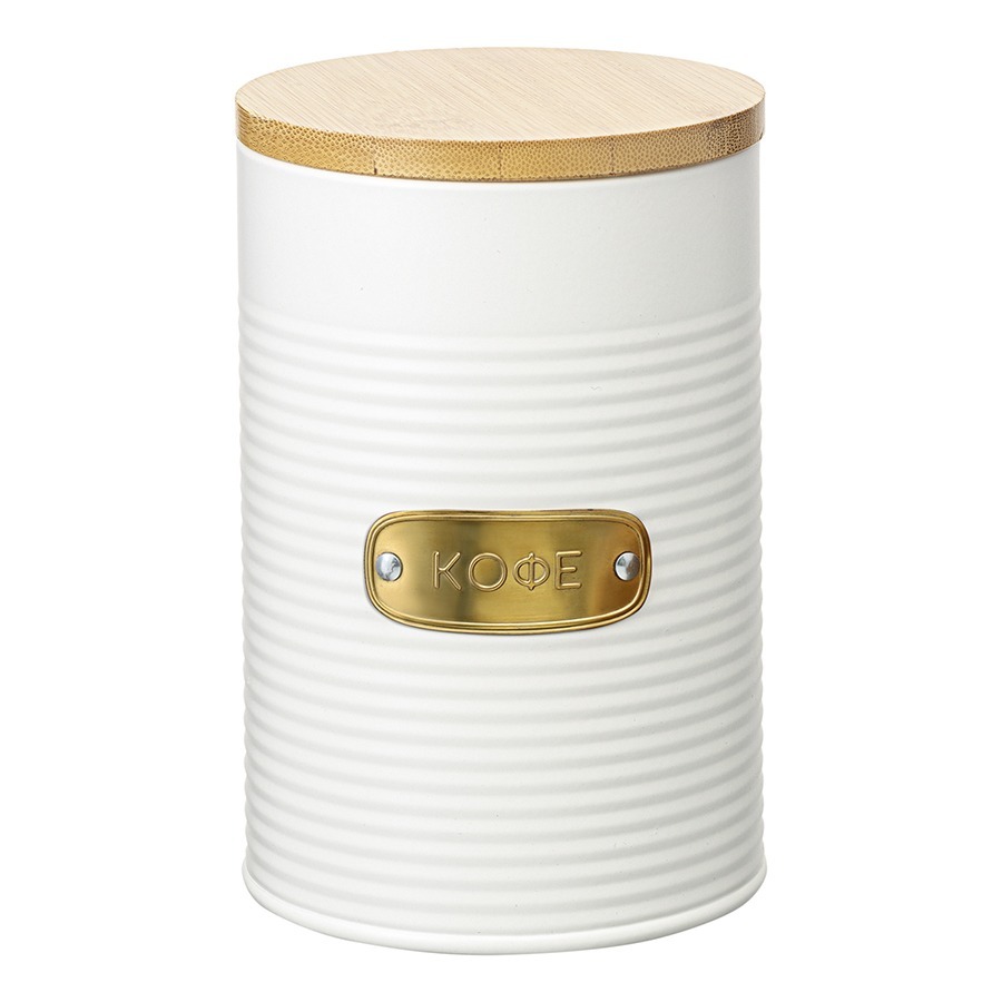 Фото Банка для хранения кофе irmel, 1,3 л, молочная (78374) - интернет-магазин МегаТерем в Москве