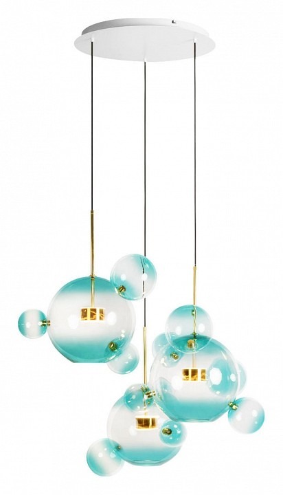 Фото Подвесной светильник Loft it Bolle 2027-D3 Blue LF_2027-D3_Blue - интернет-магазин МегаТерем в Москве