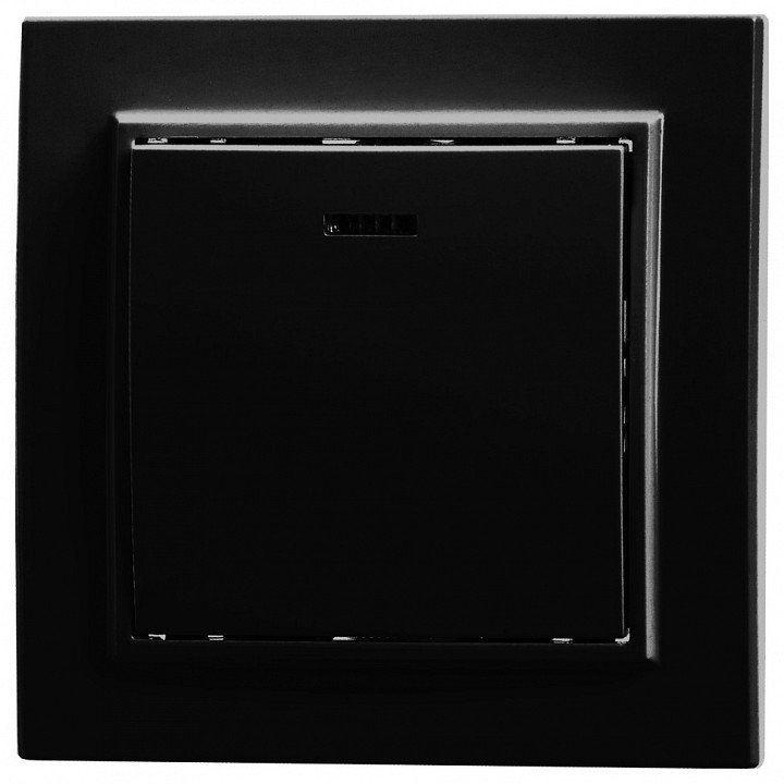 Фото Выключатель одноклавишный с подсветкой Stekker Эрна 39470 FE_39470 - интернет-магазин МегаТерем в Москве