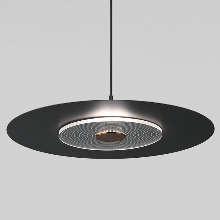 Фото Подвесной светильник Eurosvet Kontur 40030/1 LED черный EV_a069226 - интернет-магазин МегаТерем в Москве