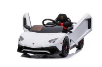 Детский электромобиль Lamborghini Aventador SV Roadster 2WD 12V (BDM0931-WHITE)