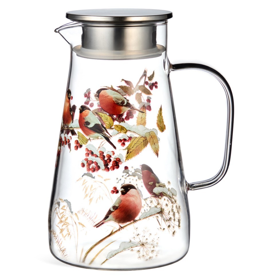 Фото Кувшин снегири  1400 мл Lefard (887-479) - интернет-магазин МегаТерем в Москве
