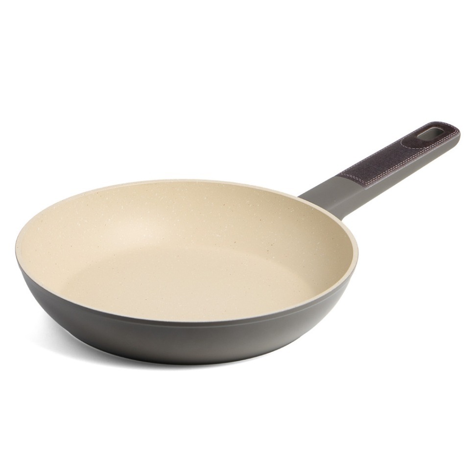 Фото Сковорода с антипригарным покрытием pfluon marble, 24*4,8 см Agness (902-101) - интернет-магазин МегаТерем в Москве