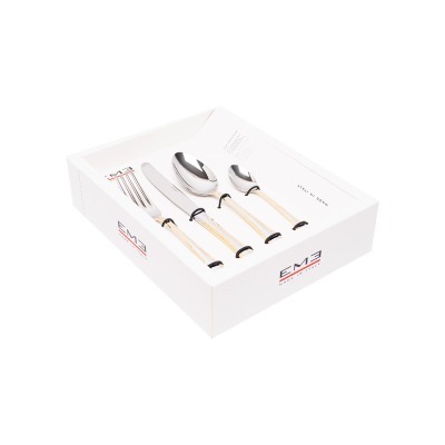 EME Набор столовых приборов LUIGI XVI GOLD DECOR 24 шт P13AEXVI/OR