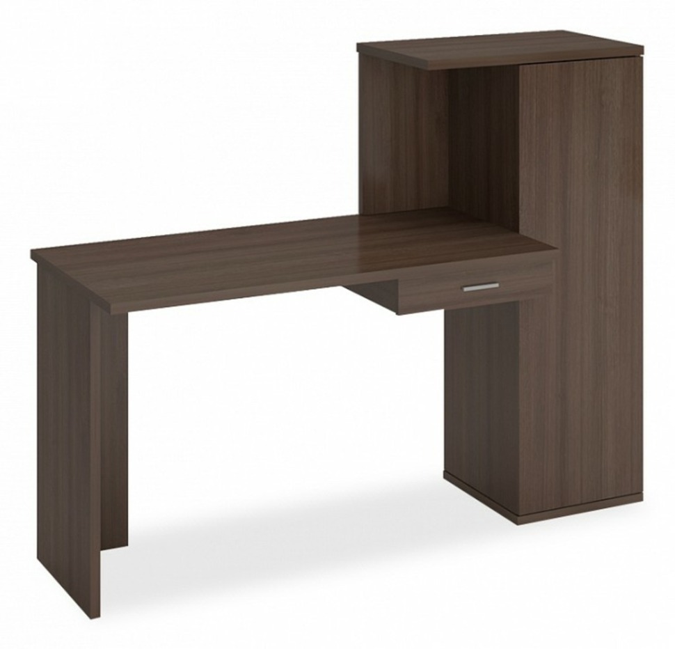 Фото Стол письменный Домино Lite СКЛ-ПРЯМ120+ШК MER_SKL-PRYAM120-SHK-SH-CH - интернет-магазин МегаТерем в Москве