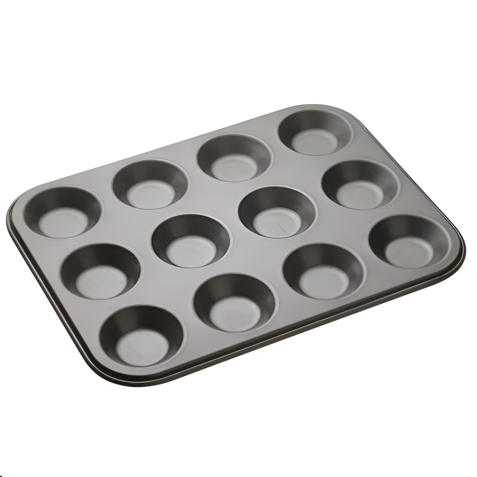 Фото Форма для выпечки с антипригарным покрытием на 12 отверстий MasterClass 32X24см KCMCHB29 - интернет-магазин МегаТерем в Москве