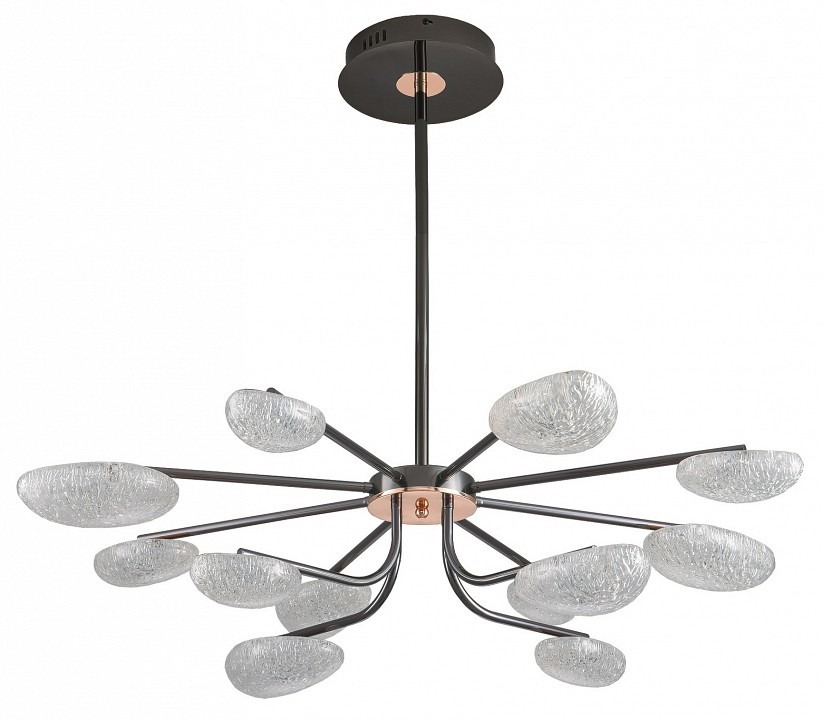 Фото Люстра на штанге Kink Light Юнни 07693-12PA,29 KL_07693-12PA.29 - интернет-магазин МегаТерем в Москве