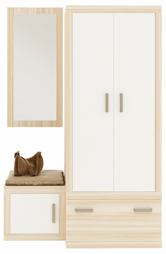 Фото Стенка для прихожей Toivo ТОЙ-ПР 3 MER_TOJ-PR-3-KBE - интернет-магазин МегаТерем в Москве