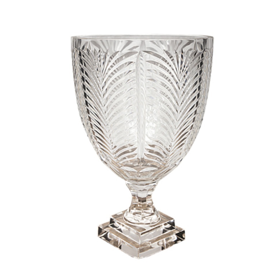 Фото Ваза Винкс 2115A, хрусталь, clear, ROOMERS FURNITURE - интернет-магазин МегаТерем в Москве