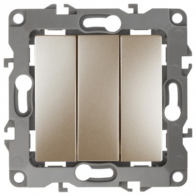 Выключатель трехклавишный б...