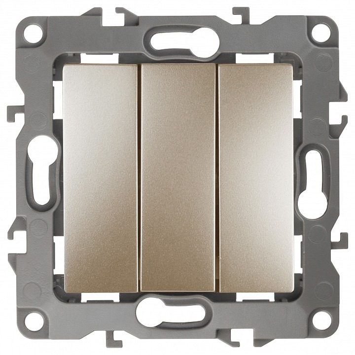 Фото Выключатель трехклавишный без рамки Эра Эра 12 12-1107-04 ER_B0014672 - интернет-магазин МегаТерем в Москве