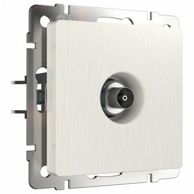 ТВ-розетка оконечная без рамки Werkel перламутровый рифленый W1183013 WRK_a051171