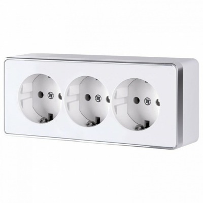 Розетка с заземлением и со шторками Werkel Gallant (белая) W5073101 WRK_a051594