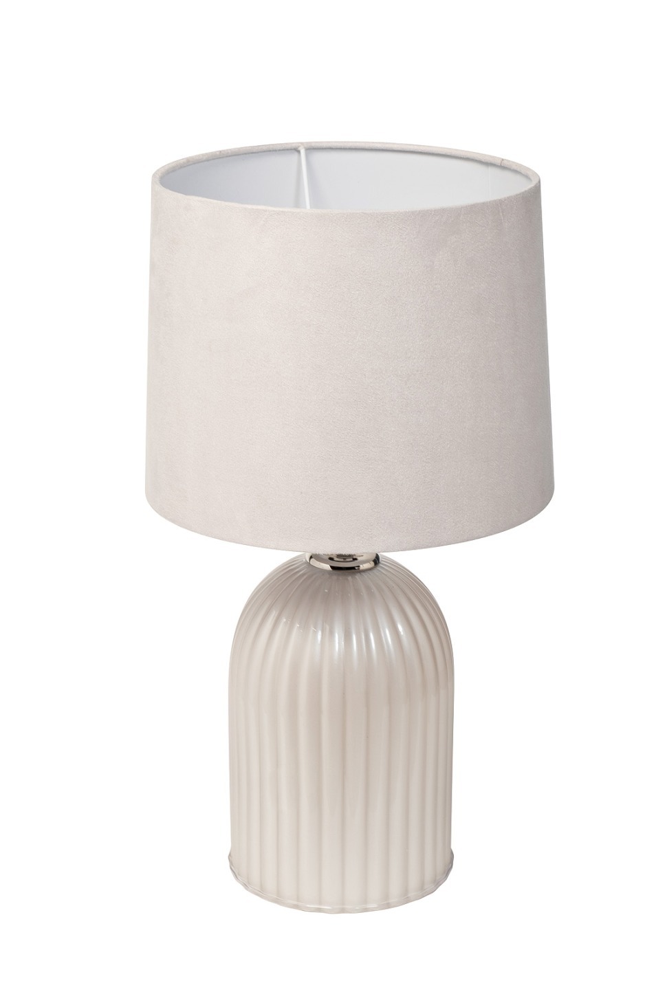 Фото Лампа настольная плафон светло-серый h.52,5 см (TT-00014365) - интернет-магазин МегаТерем в Москве