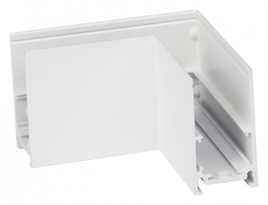 Фото Соединитель угловой L-образный для треков накладных Vitaluce VT0200025 VT0200025-00 VI_VT0200025-00 - интернет-магазин МегаТерем в Москве