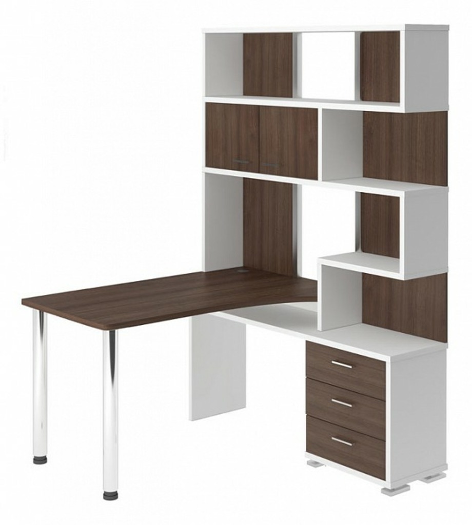 Фото Стол компьютерный Домино СР-420/130 MER_SR-420_130_BESHSH-PRAV - интернет-магазин МегаТерем в Москве