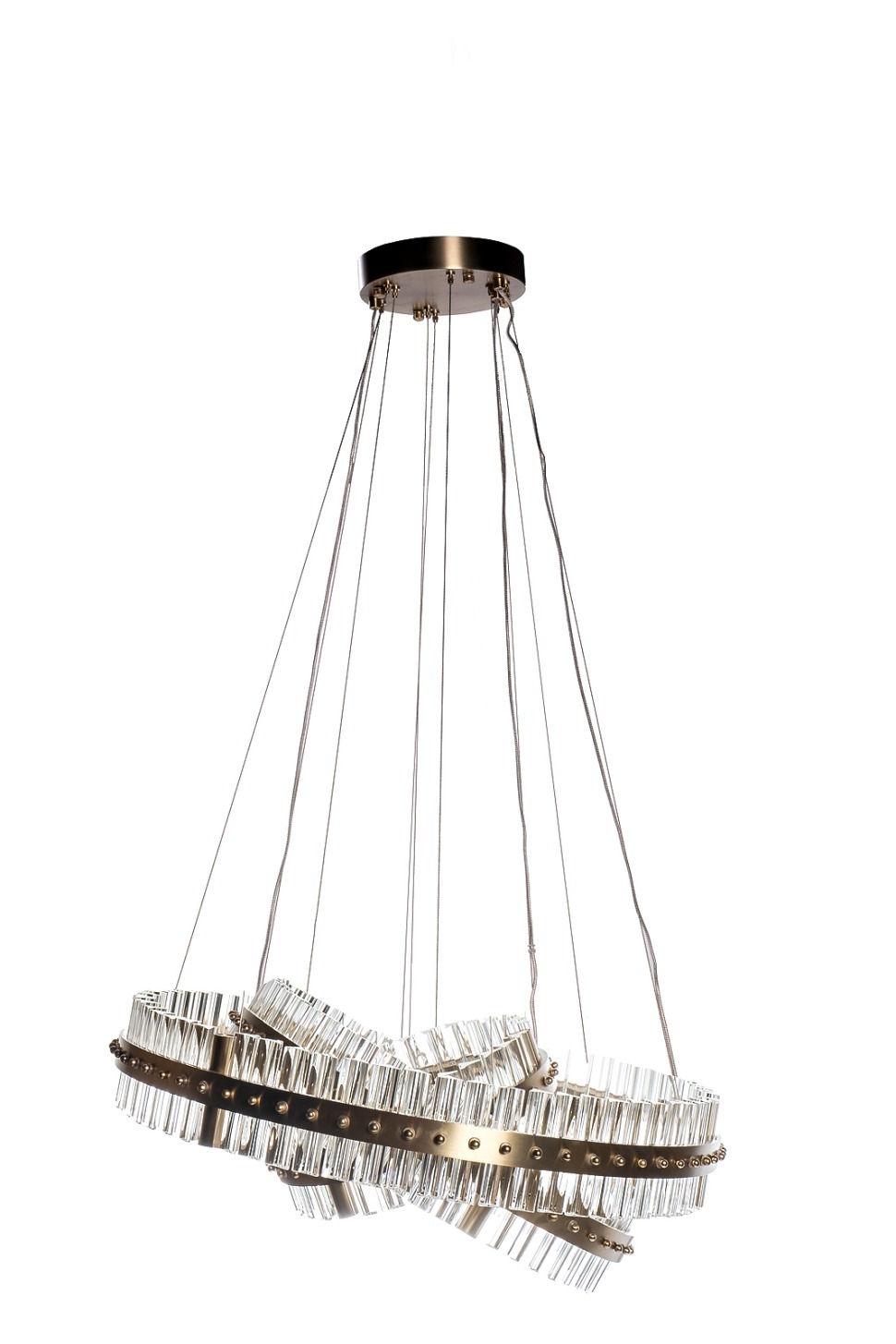 Фото Люстра подвесная Galaxy стекло прозрач. d70*h29см (TT-00013034) - интернет-магазин МегаТерем в Москве